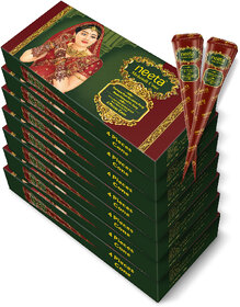 Ready to Use Mehendi Cone for Hand Design  Pack of 7 (4 Henna Cones Each, 20g)