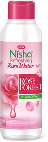 Nisha Refreshing Rose Water For All Types OF Skin  Gulab Jal For Face  Skin Toner 300ml