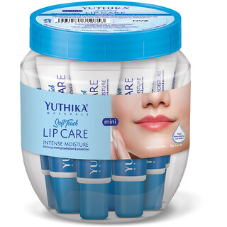 Yuthika Soft Touch Lip Balm Clear With Jar Hydrates  Moisturizes 5g (Pack OF 20)