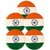 (Pack of 5) Indian Flag Lapel Pin Unisex Brooch Tiranga Badge For Shirts, T-Shirt, Saree and Coat (Multicolor)