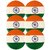 (Pack of 6) Indian Flag Lapel Pin Unisex Brooch Tiranga Badge For Shirts, T-Shirt, Saree and Coat (Multicolor)