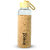 IMECO ECO CARRY Borosilicated Glass Water Bottle with Cork Sleeve Cover (500 ml)  Leak Proof, BPA Free, Travel Ready