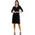 JADIIDA Beautiful Embroidery Women Cotton Silk A-line Kurta  (black)