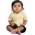 Kid Kupboard Cotton Baby Boys Shirt, Yellow, Half-Sleeves, 9-12 Months KIDS7787