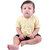 Kid Kupboard Cotton Baby Boys Shirt, Yellow, Half-Sleeves, 9-12 Months KIDS7788