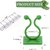 antiq world 30Pcs Plant Climbing Wall Clip and  Wall Hanger 6 Hooks for Hanging Clothes