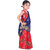 Kid Kupboard Cotton Girls Lehanga, Choli and Dupatta Set, Multicolor, Sleeveless, 6-7 Years KIDS7807