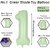 Fun Town Solid Green 1 Number Foil Balloons Helium 32