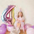 Fun Town Solid Multicolor 4 Number Foil Balloons 32