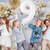 Fun Town Solid White 9th Number Foil Balloons 32