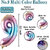 Fun Town Solid Multicolor 9 Number Foil Balloons 32