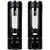 CIS Capsule Soap Dispenser 400ml  Wall Mount Liquid Soap Dispenser for Bathroom  Kitchen (Black) (Pack of 2)