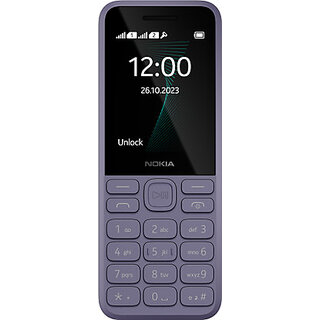 (Refurbished) Nokia 130 2023 (Dual Sim 2.4 Inch Inch Display, Purple) - Superb Condition, Like New