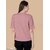 Wexam Style Women Pink Printed Round Neck Short Sleeve Top