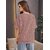 Wexam Style Women Pink Printed Round Neck Short Sleeve Top