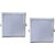 18 Watt LED Square False Ceiling PC (Poly carbonate) Panel Light (Pack of 2)