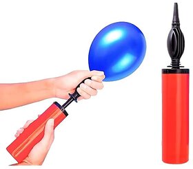 Printzkala Manual Balloon Blower Pump - Hand Air Balloon Inflator for Latex Foil and Helium Balloons Easy-to-Use Balloon Pump Machine (Random Color1 Pc)
