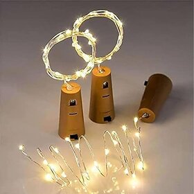 ( 4 pc )Printzkala Bottle Cork Fairy Lights - 20 LED Copper Wire String Light Decorative Bottle Lights for Home Party