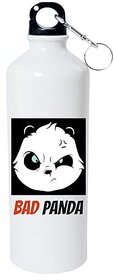 Printzkala Classic Bad Panda Printed Sipper Bottle - 600ml -for Kids - Girls - Boys - and Friends - Perfect Water Bottle for School