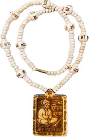 Bageshwar Dham Tulsi Mala Hanuman Ji Wood Locket 100 Original Beads Wood Chain Wood Necklace