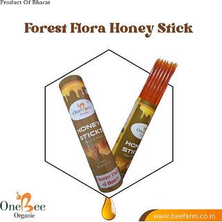 ONE BEE ORGANIC  Forest Flora Honey Sticks  Natural Flora Honey Sticks(30 Sticks Each of 8g)