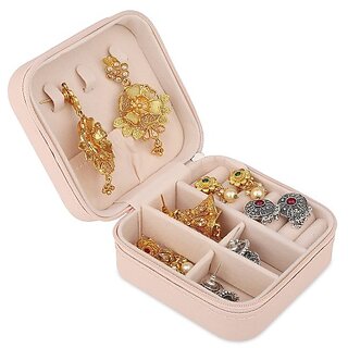 PU Mini Jewellery Box Jewelry Organiser cosmetic Bags
