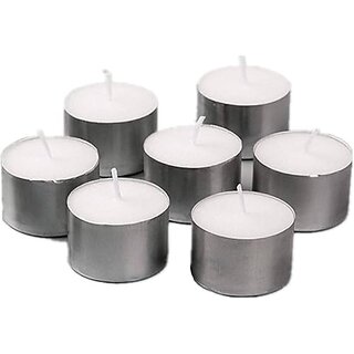 Printzkala Pure Smokeless Tea Light Candles - 20 Pieces Pack 7-9 Hours Burning Time Non-Toxic Non-Smoky and Eco-Friendly Perfect for Home Decor Party Decor and Special Occasions