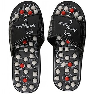 Accu Pressure Massage Slippers Leg Foot Massager Accu Paduka