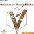 ONE BEE ORGANIC  Cinnamon Infused Honey Sticks  Natural Infused Honey Sticks(30 Sticks Each of 8g)