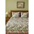 Double Bed Printed Poly Cotton Bedsheet with 2 Pillow Covers (MultiFlower)