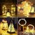 ( 4 pc )Printzkala Bottle Cork Fairy Lights - 20 LED Copper Wire String Light Decorative Bottle Lights for Home Party