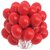 Printzkala Red Metallic Balloons| Party Decoration Balloons for Birthday Anniversary and Events - Pack of 50