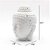 Printzkala White Ceramic Buddha Head Fragrance Oil Warmer Lamp (5.5 Inches)Fragrance Diffuser with 1 T-Light for All Air Freshner and Home Decor