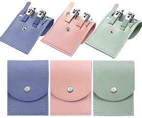 Portable 4-in-1 Nail Care Kit  Mini Manicure & Pedicure Set with Travel Pouch, For Men & Women