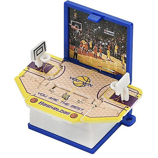 Basketball Court - 3D Pop-open-book Keychain
