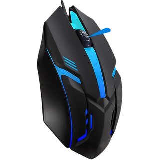 Optimal Ergonomic Wired Gaming Mouse Equipped with Advanced LED Lighting for Gamers, Coders, and Everyday Users Offering Precision Tracking and Comfort