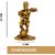 Tiny Shiny hanuman Ji Murti Panchmukhi Hanuman Pavan Putra Bajrangbali Murti Bahubali Hanuman Idol for Car Dashboard