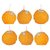 Pack of 6 Tiny Shiny Motichoor Ladoo Shape Soy Wax Candles  Festive Diwali Gifting Candle, Yellow