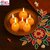 Pack of 6 Tiny Shiny Motichoor Ladoo Shape Soy Wax Candles  Festive Diwali Gifting Candle, Yellow