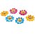 Tiny Shiny Pack of 6 Lotus Candle LED Tea Light Candle Water Sensor Floating Lotus Smokeless Flameless Lotus Flower Ligh