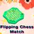 Flipping Chess Match Game, Montessori Memory Matching Board Game for Kids, Educational Animal  Fruit Theme Puzzle
