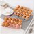15 Eggs Storage Holder with Lid  Modern Multicolor BPA-Free Refrigerator Egg Rack, 24.3 x 14.5 x 4 cm
