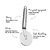 Stainless Steel Pizza Cutter Wheel with Stainless Steel Handle Wheel Pizza Cutter (Stainless Steel)