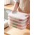 Airtight Fridge Storage Box,5 Compartment Food Storage Container,Fridge Organizer For Frozen Meat Onion Ginger Garlic