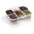 Airtight Fridge Storage Box,5 Compartment Food Storage Container,Fridge Organizer For Frozen Meat Onion Ginger Garlic