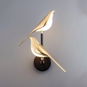 Chanya Haus Bird Wall Light  Aluminum Black Body, Multi-Color Lighting (Warm, Cool, Daylight)