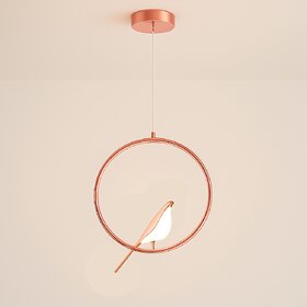 Chanya Haus Ceiling Pendant Light in Aluminium Body - Triple Colour Modes (Warm White  Natural White  Cool White)