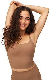 Sherox Women Sports Lightly Padded Bra(Brown)