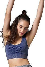 Sherox Women Sports Lightly Padded Bra(Blue)