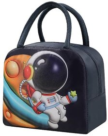 KARDIFF 3D Cartoon Children's Lunch Box Insulation Bag Lovely Large Capacity Portable Lunch Bag, Astronaut
